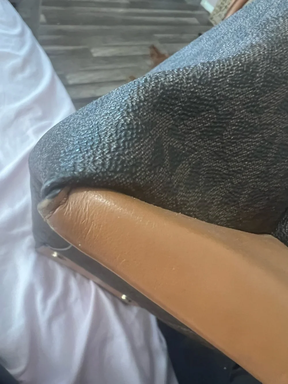 Michael Kors Brown and Dark Brown Signature Tote - Picture 4 of 6